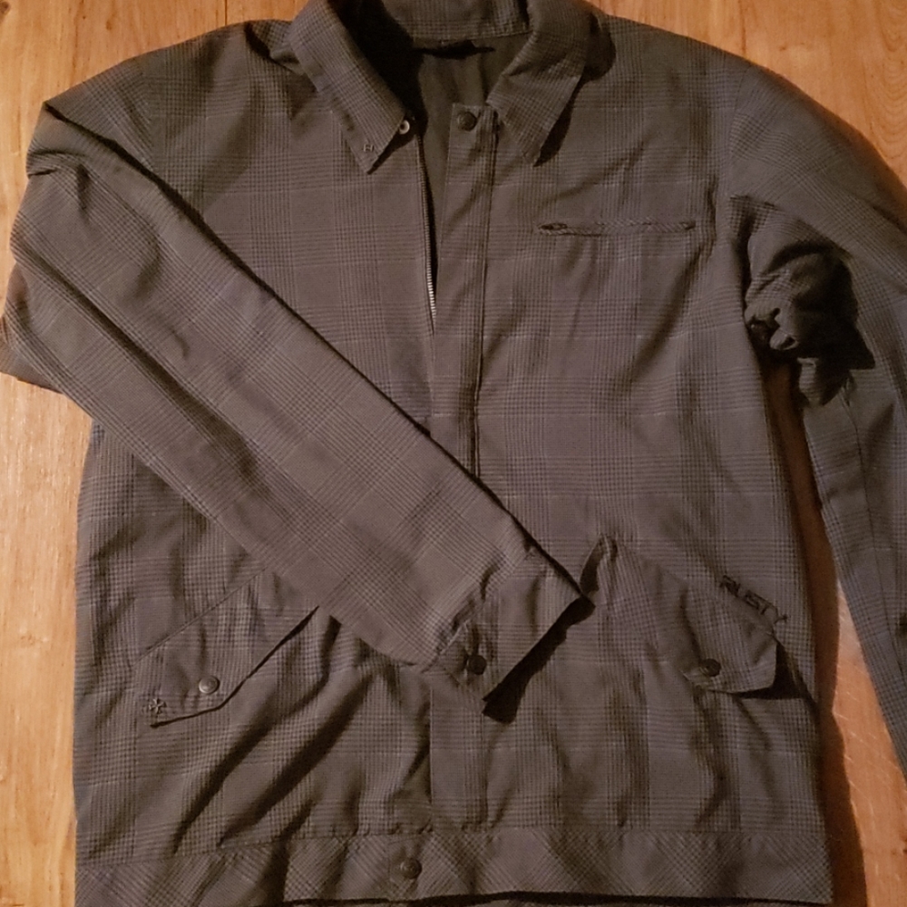 Rusty brand plaid jacket